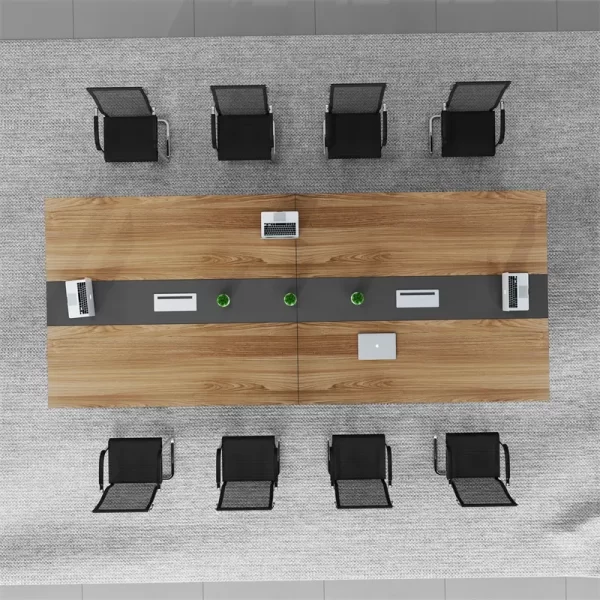 Stylize your office furniture in Kenya with an elegant conference table. The comfortable and wide conference table for office features: