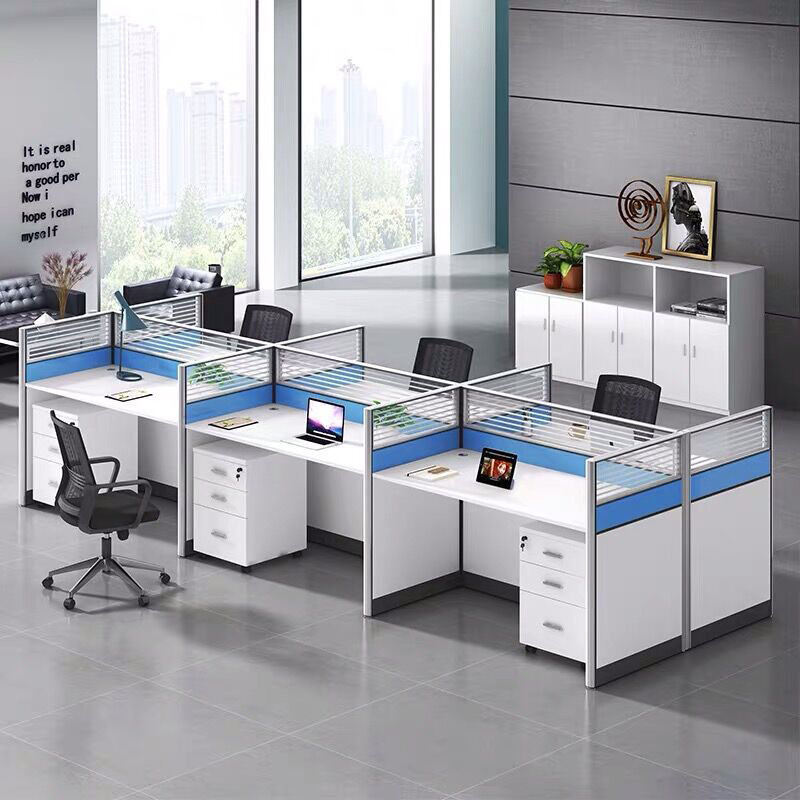 Modular office workstation (6-way) – Furniture Choice
