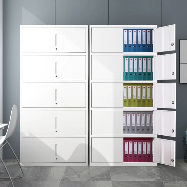 Office Furniture Large Metal Storage Cabinets with 10 Doors