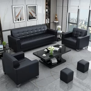 5-Seater leather sofa set