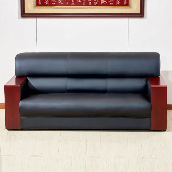 senate 5-seater leather sofa