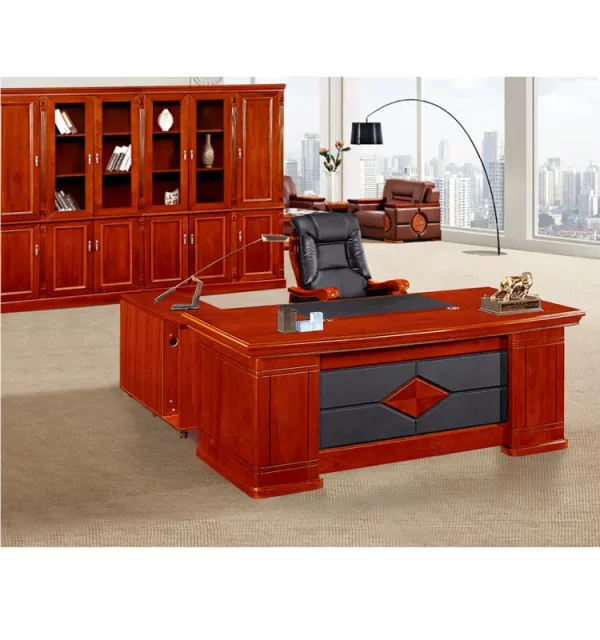 Clerical office seat, 1.2m office desk, 4-drawer filing cabinet, mesh office visitor seat, red banquet seat