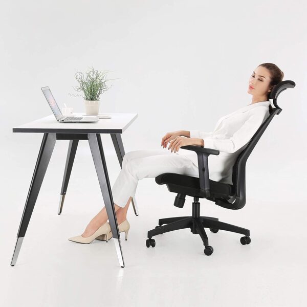 Ergonomic office chair, 1.6m executive office desk, reclining executive office chair, mahogany coat hanger, executive office chair, retro plastic chair, 5-seater office sofa