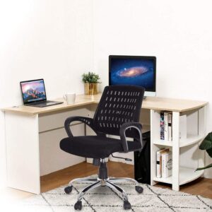 Mid-back office chair, 1.0m office dtusy table, reclining executive office chair, 1.6m reception desk, executive office chair, directors office chair