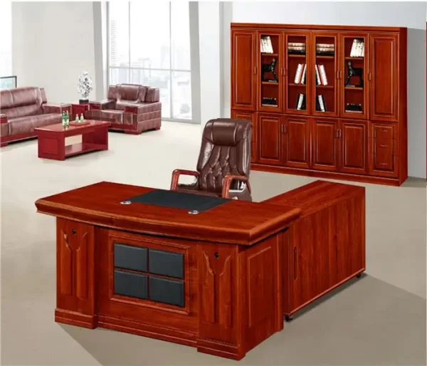 high back reclining office seat, retro plastic visitor seat, coat hanger, mahogany office coffee table, 4-drawer filing cabinet, 1.6m reception desk, mesh high back office seat, 3-link heavyduty waiting bench