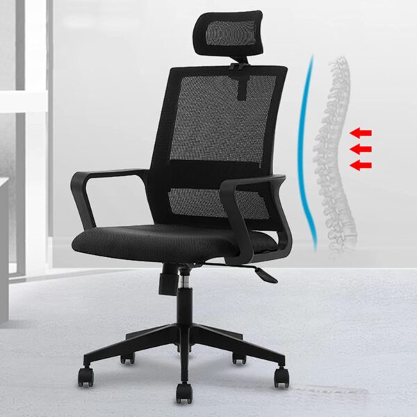 Ergonomic high back office chair, Ergonomic clerical office chair, 3-seater reception waiting bench, Modern leather swivel barstools, 2-door executive cupboard, 3.5m rectangular boardroom table