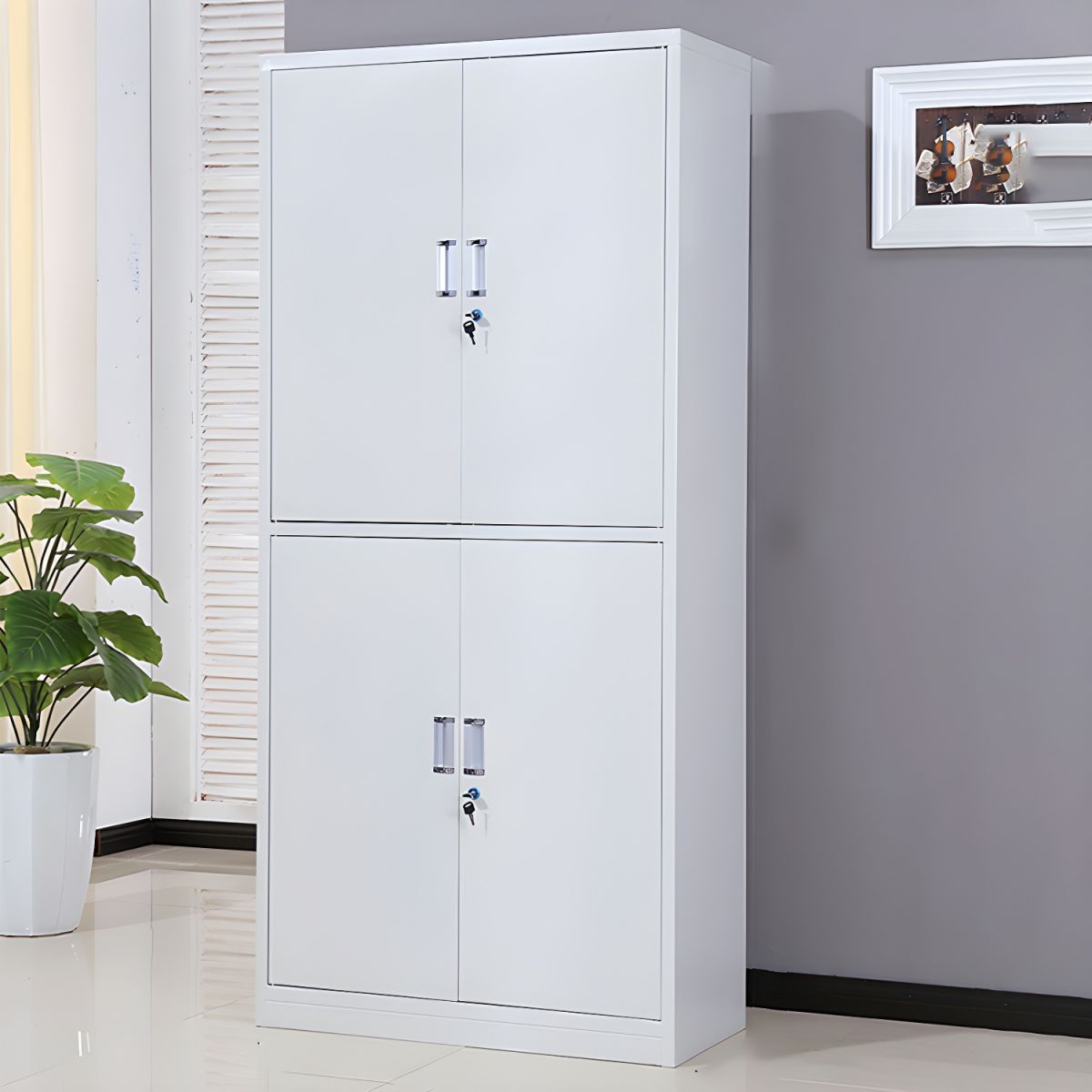 Vertical Metallic Storage Cabinet