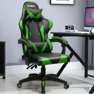 Green reclining gaming chair, Black swivel adjustable barstool, Bliss executive leather office seat, Executive wooden cupboard, Height Adjustable Electric Standing Desk, Green medium back office chair, 5-seater executive office sofa