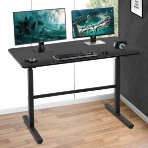 Black height adjustable electric table, 2.0m modern reception desk, Clear swivel task chair, 2-door locking executive wooden cupboard, Strong steel foldable chair, Breathable ergonomic office chair, Modern adjustable counter barstools
