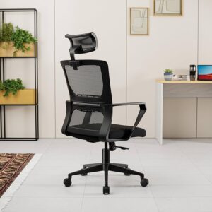 Mesh high back office seat, Medium back conference seat, Full glass lockable filing cabinet, Premium Black Banquet Chair, 1.8m large executive office desk, Training foldable chair with writing pad, Leather executive visitor chair, 3-seater leather executive sofa