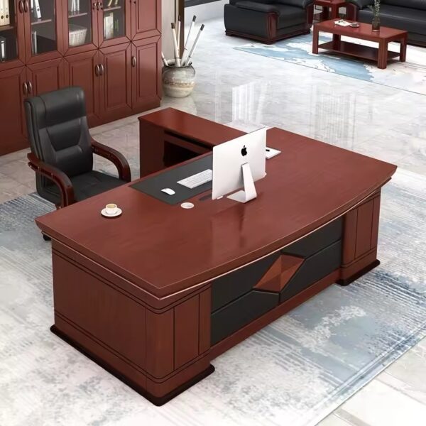 5-seater executive leather office sofa, Directors reclining leather office chair, 8-tier wooden bookshelf, Height adjustable office chair, Blue reclining gaming chair, High back bliss executive seat, Ergonomic office waiting chair, Rectangular mahogany coffee table, Stackable red banquet chair